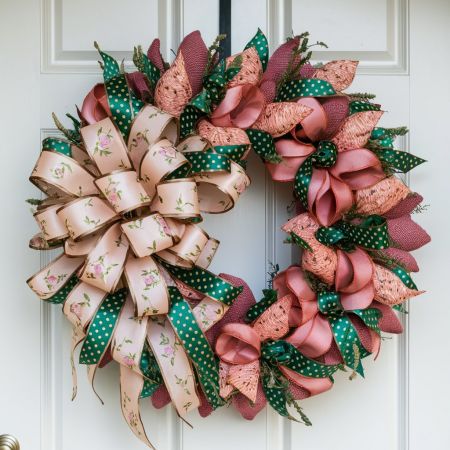 Spring time Floral Wreath